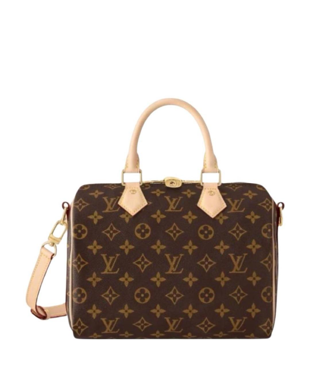 LOUIS VUITTON Коричневая канва сумка с короткими ручками, фото 1