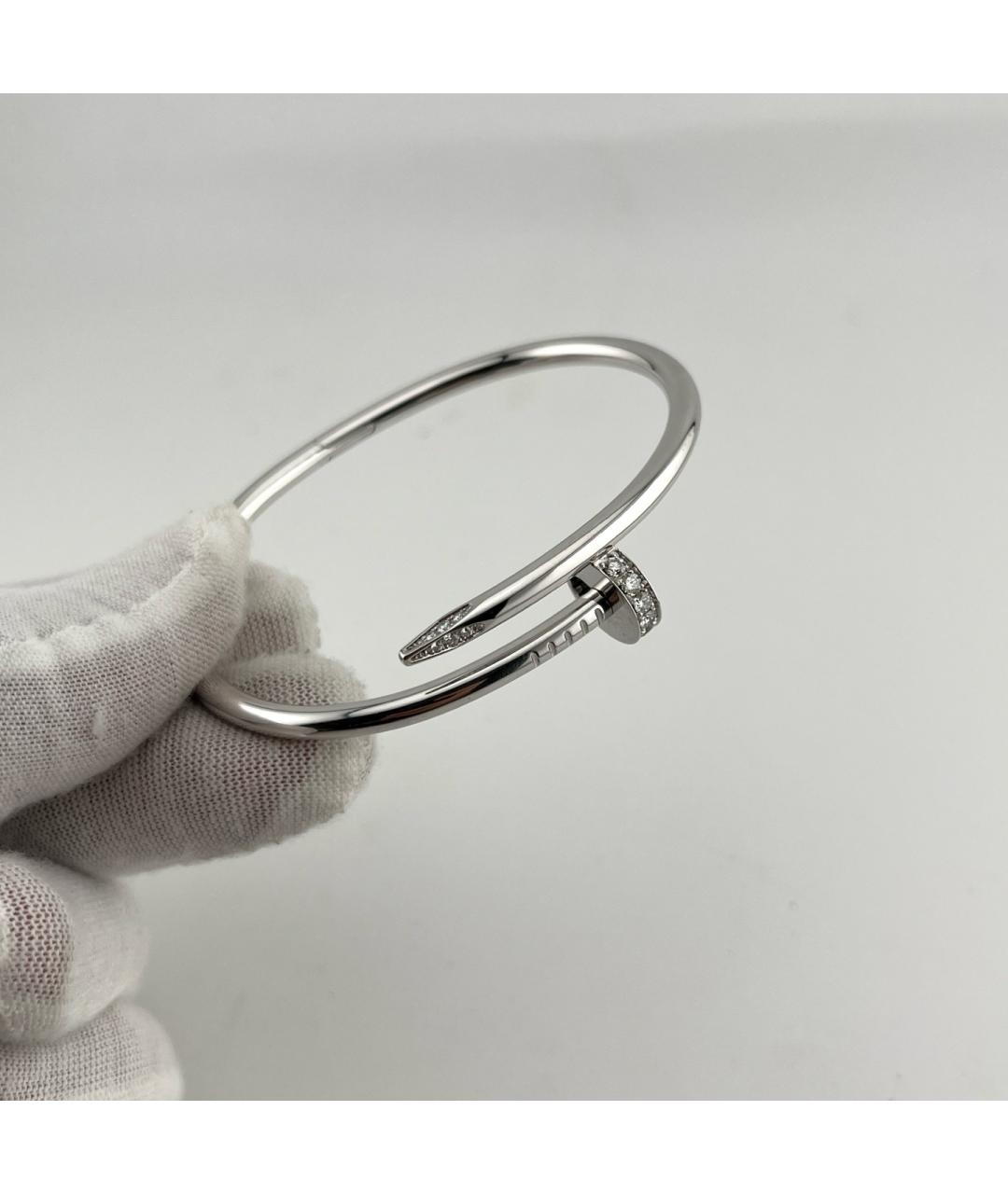 CARTIER Серебряный браслет из белого золота, фото 3