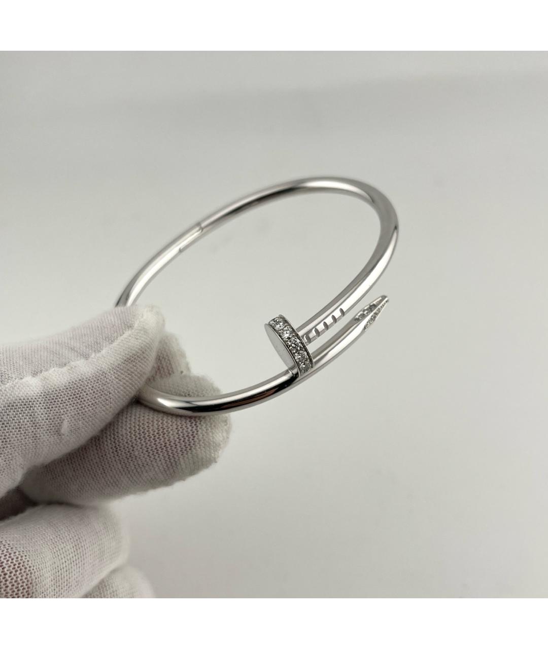 CARTIER Серебряный браслет из белого золота, фото 2