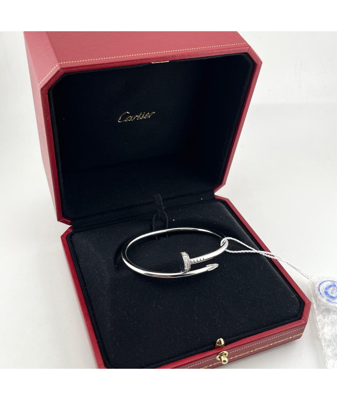 CARTIER Серебряный браслет из белого золота, фото 4