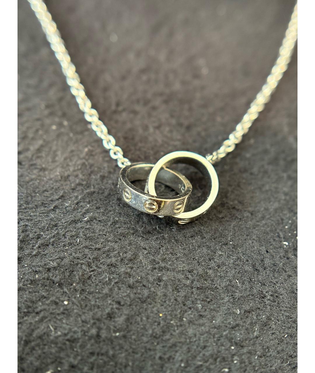 CARTIER Серебряная подвеска из белого золота, фото 4