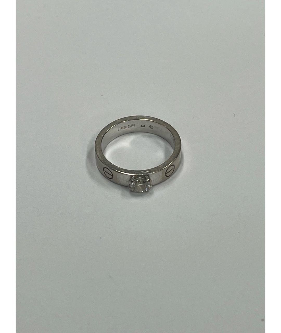 CARTIER Серебряное кольцо из белого золота, фото 3