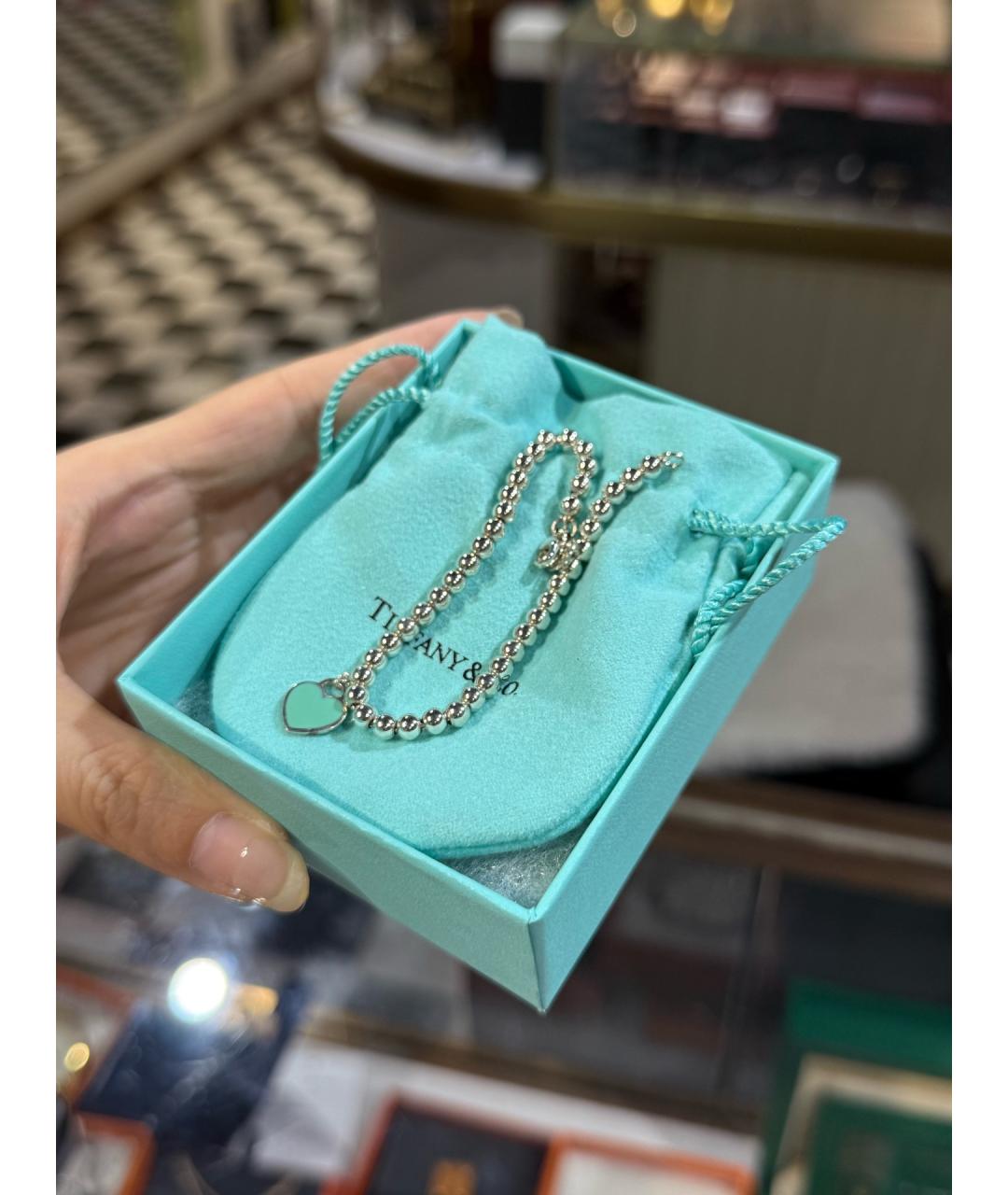 TIFFANY&CO Серебряный серебряный браслет, фото 3