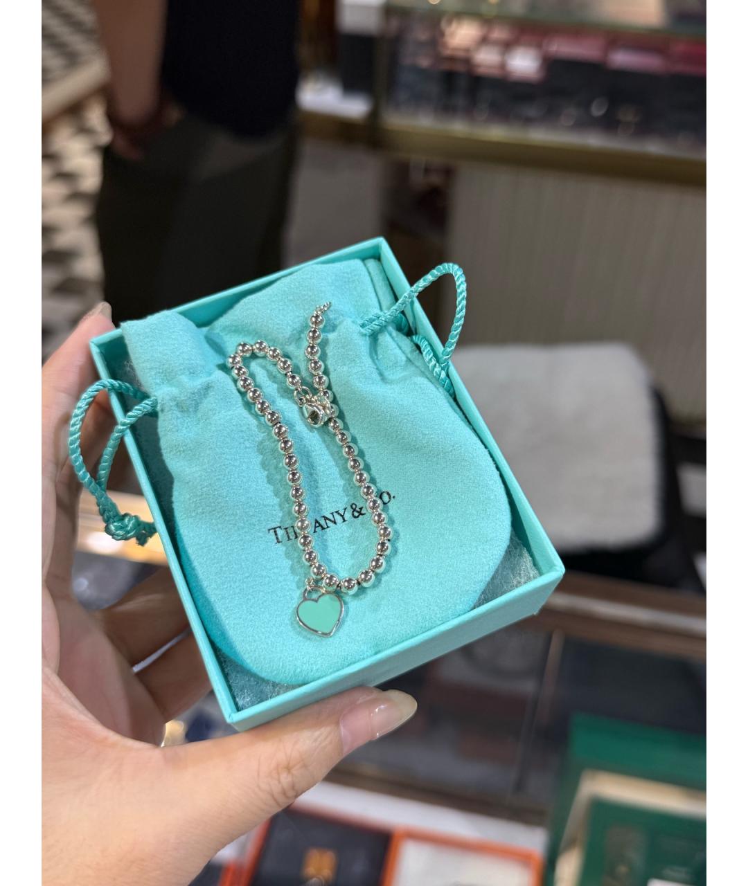 TIFFANY&CO Серебряный серебряный браслет, фото 5
