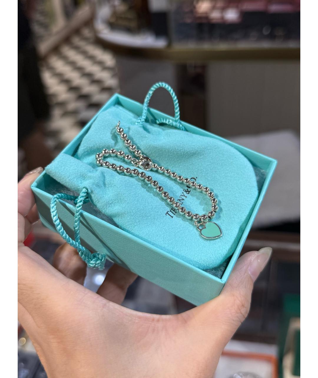 TIFFANY&CO Серебряный серебряный браслет, фото 2