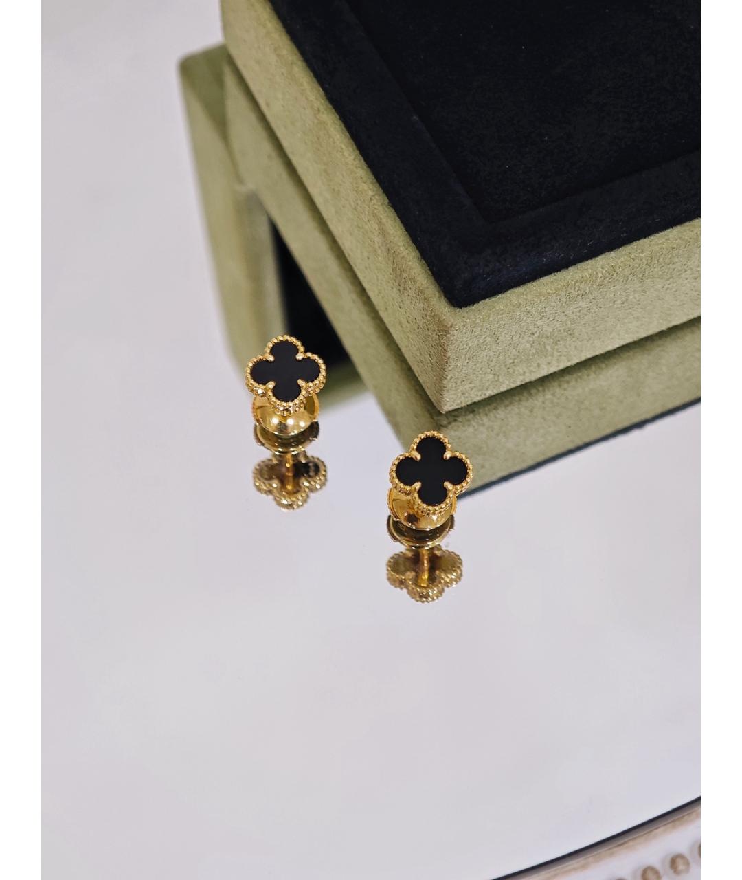 VAN CLEEF & ARPELS Золотые серьги из желтого золота, фото 2