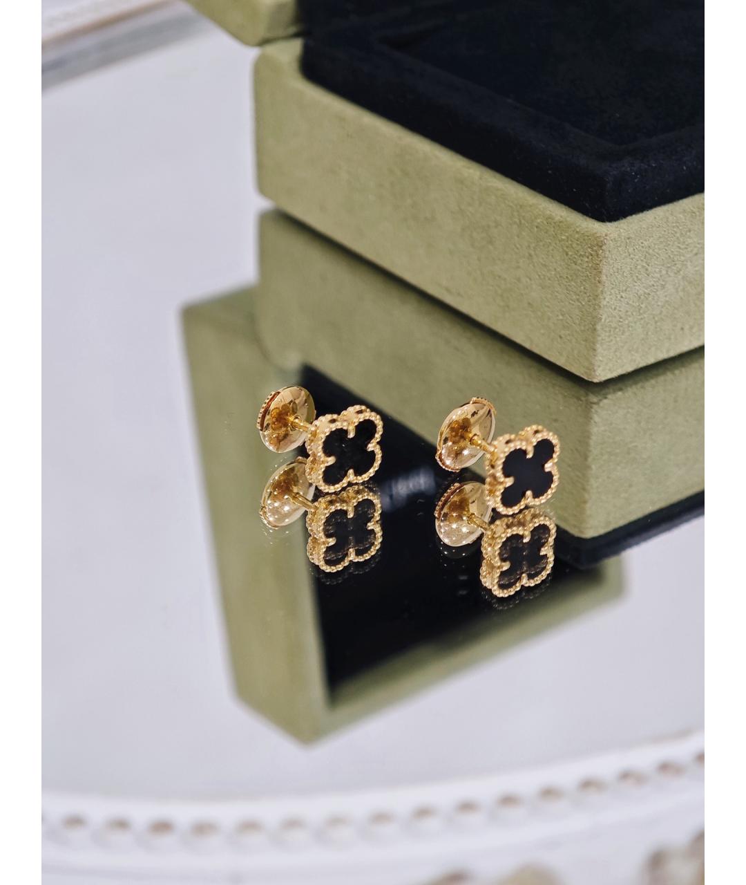 VAN CLEEF & ARPELS Золотые серьги из желтого золота, фото 4
