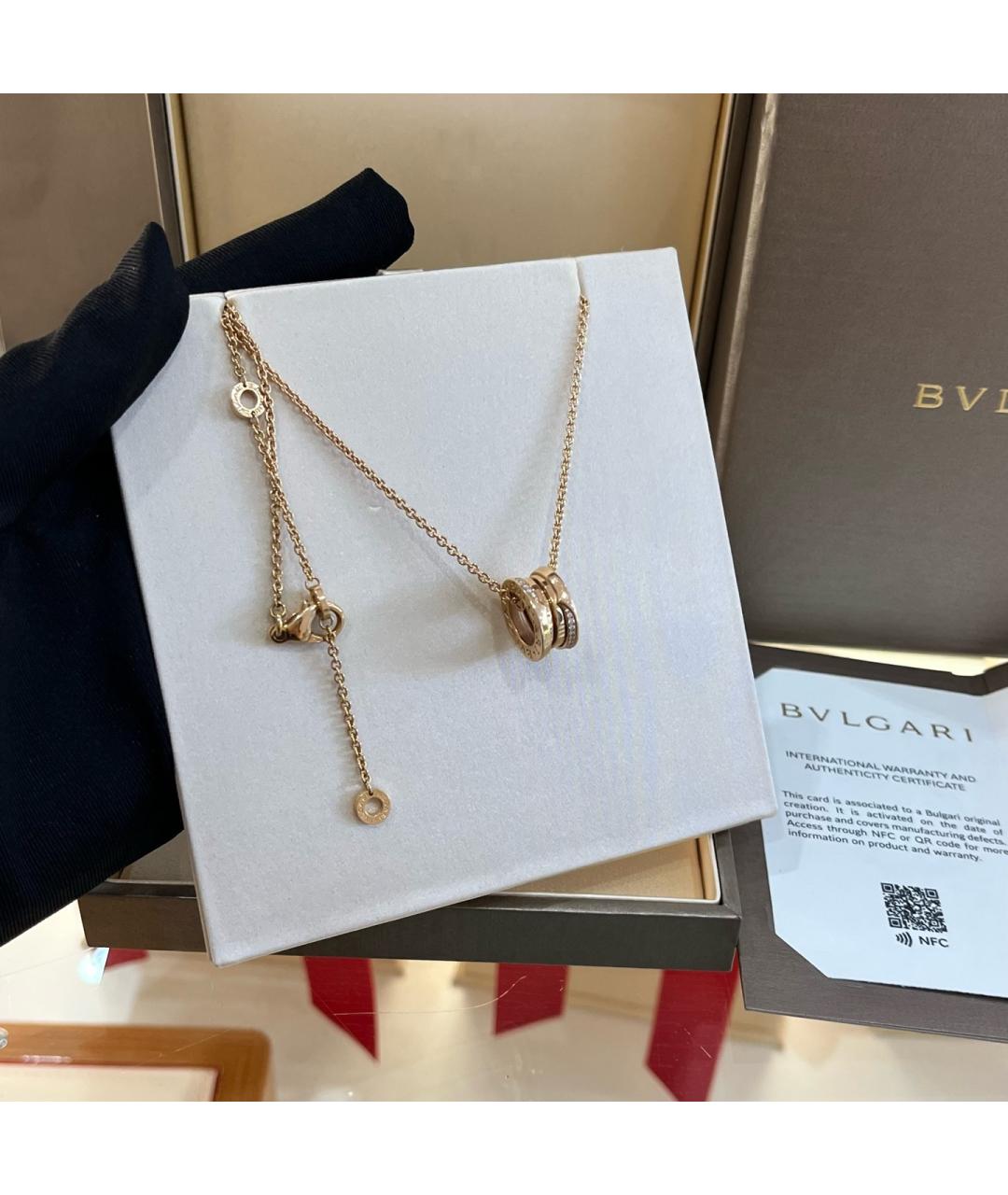 BVLGARI Золотое колье из розового золота, фото 4