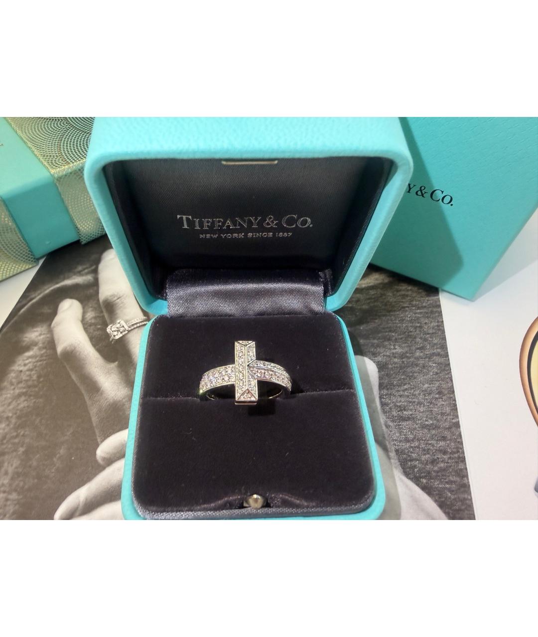 TIFFANY&CO Серебряное кольцо из белого золота, фото 2