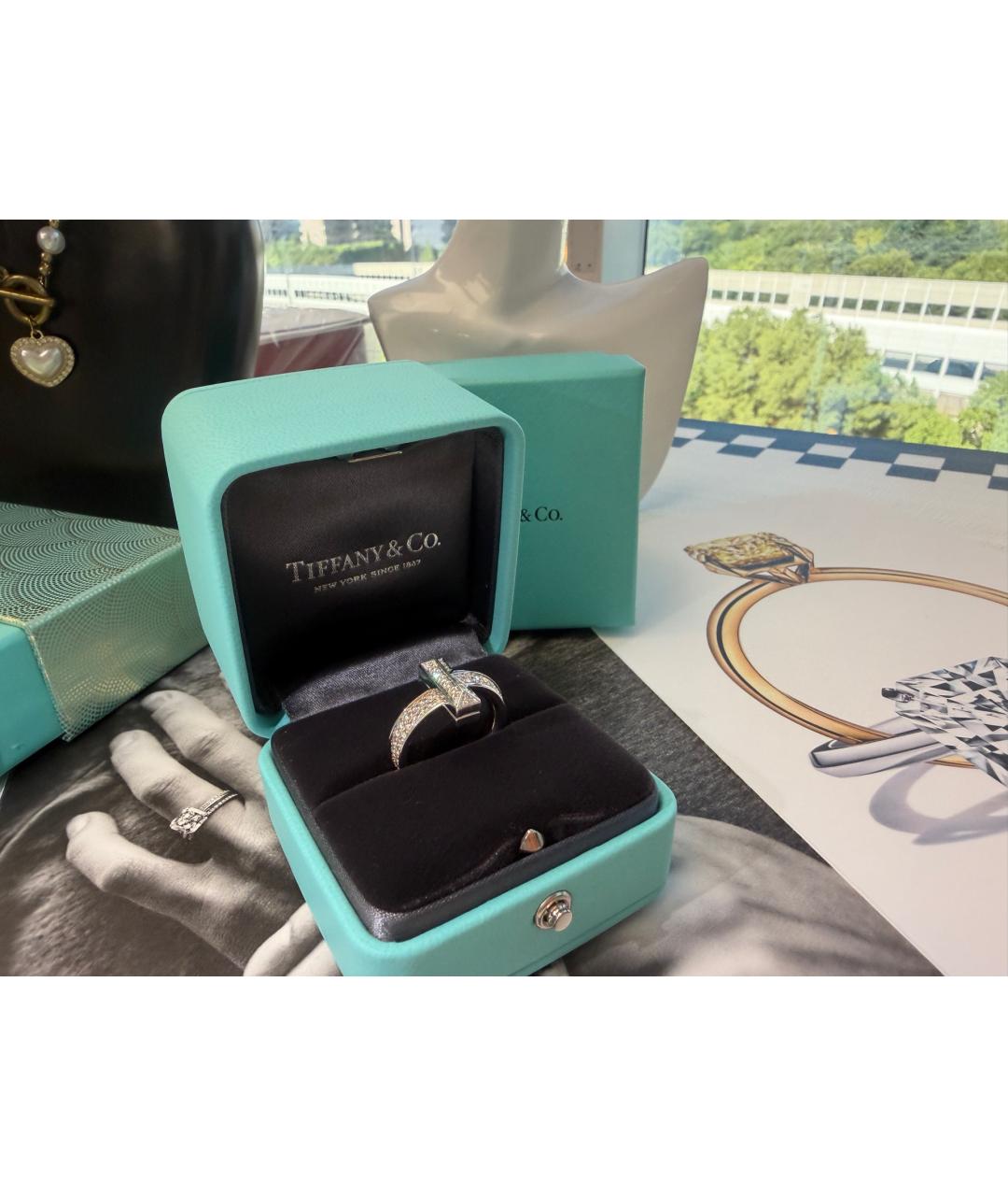 TIFFANY&CO Серебряное кольцо из белого золота, фото 4