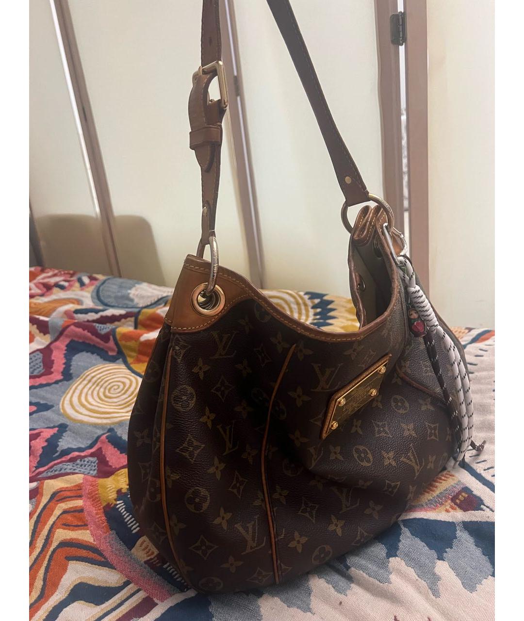 LOUIS VUITTON Коричневая канва сумка тоут, фото 2