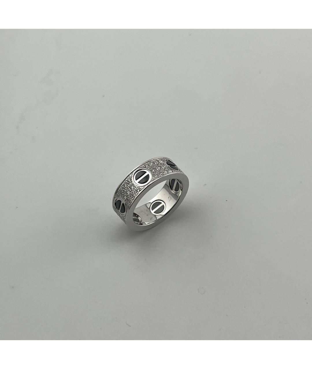 CARTIER Серебряное кольцо из белого золота, фото 5