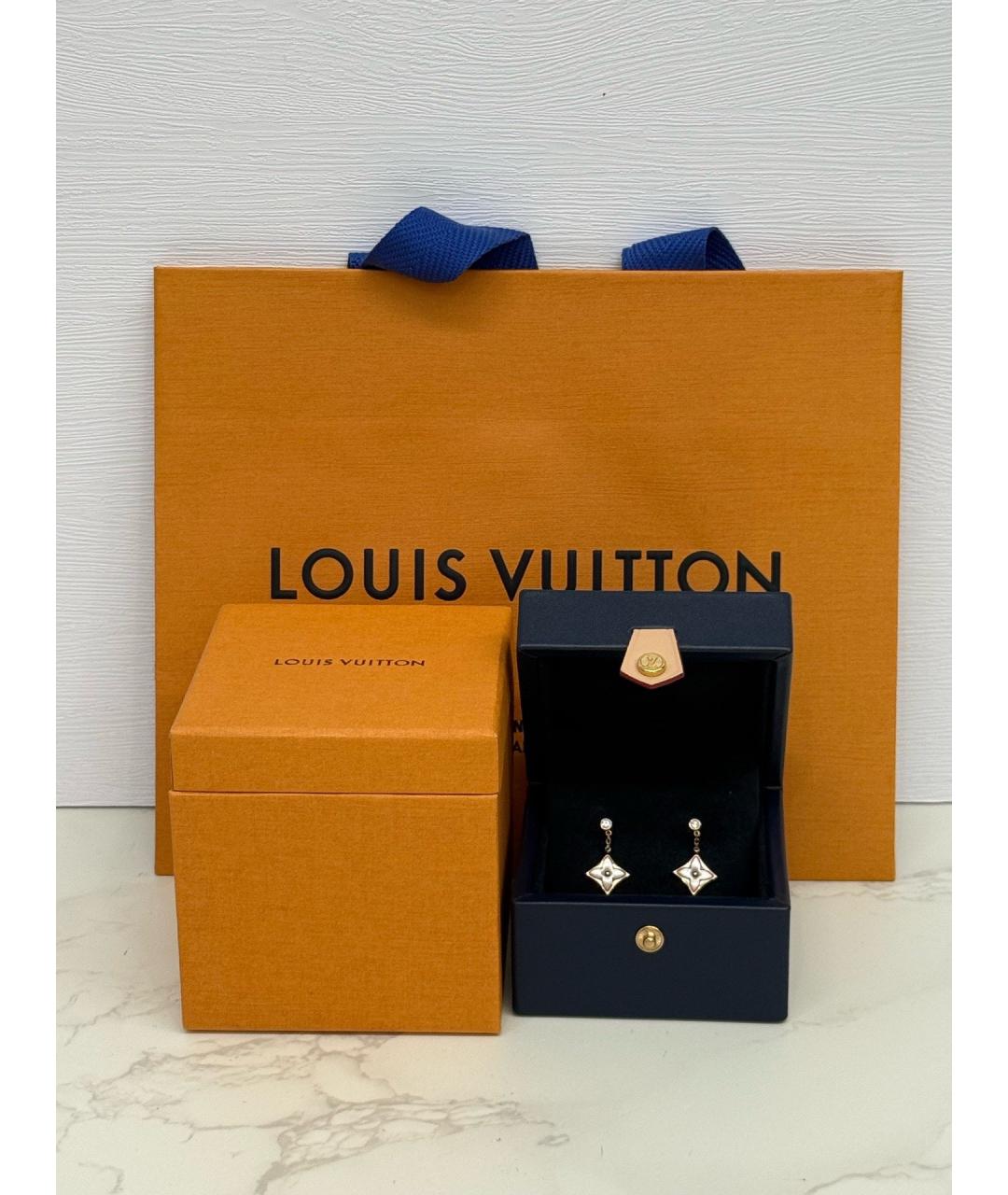 LOUIS VUITTON Золотые серьги из розового золота, фото 3