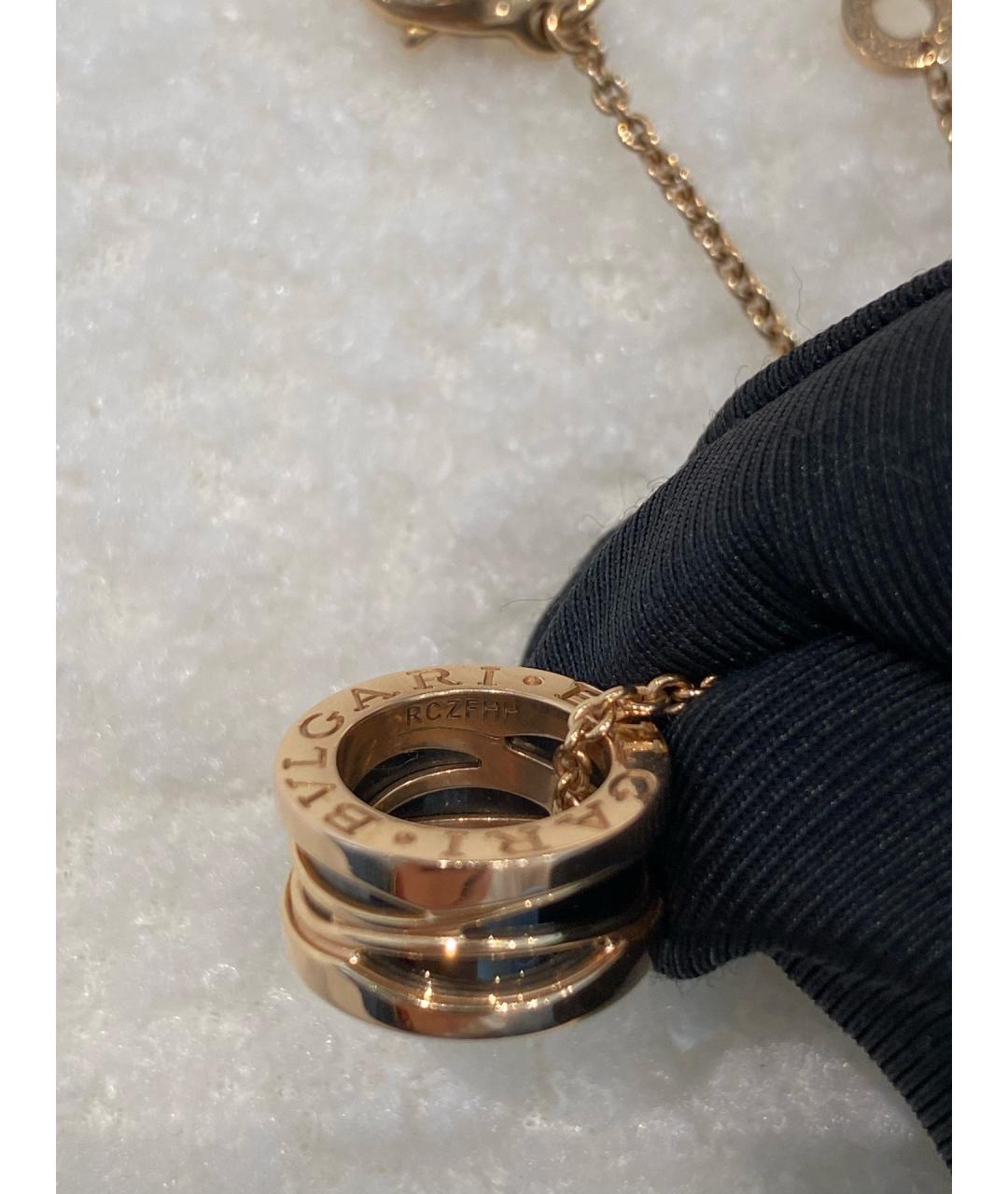 BVLGARI Золотая подвеска из розового золота, фото 5