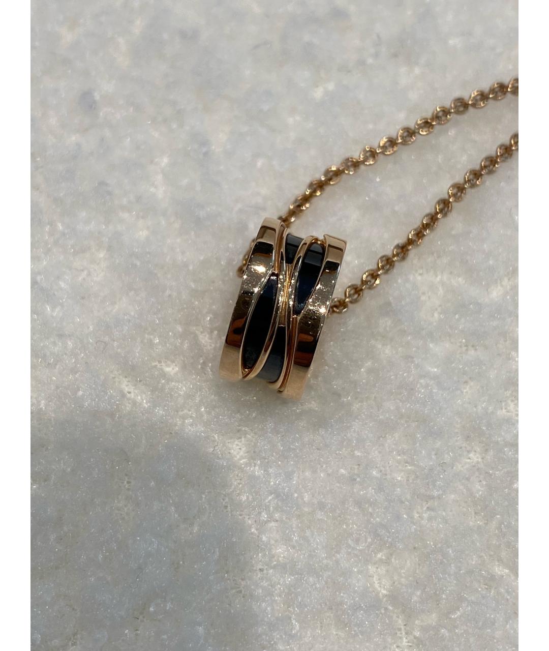 BVLGARI Золотая подвеска из розового золота, фото 4