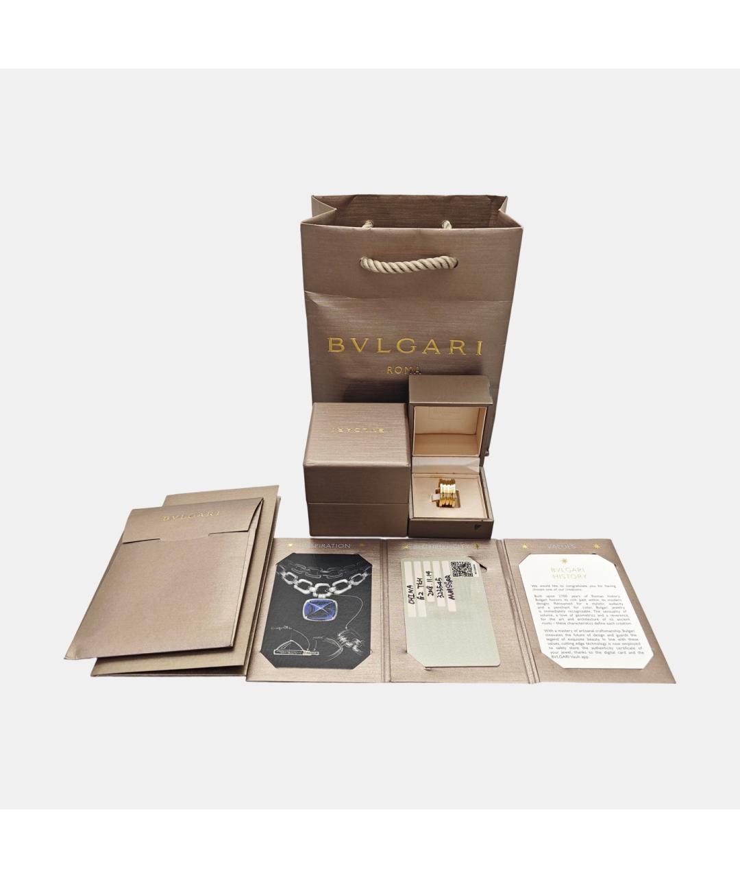 BVLGARI Золотое кольцо из желтого золота, фото 5