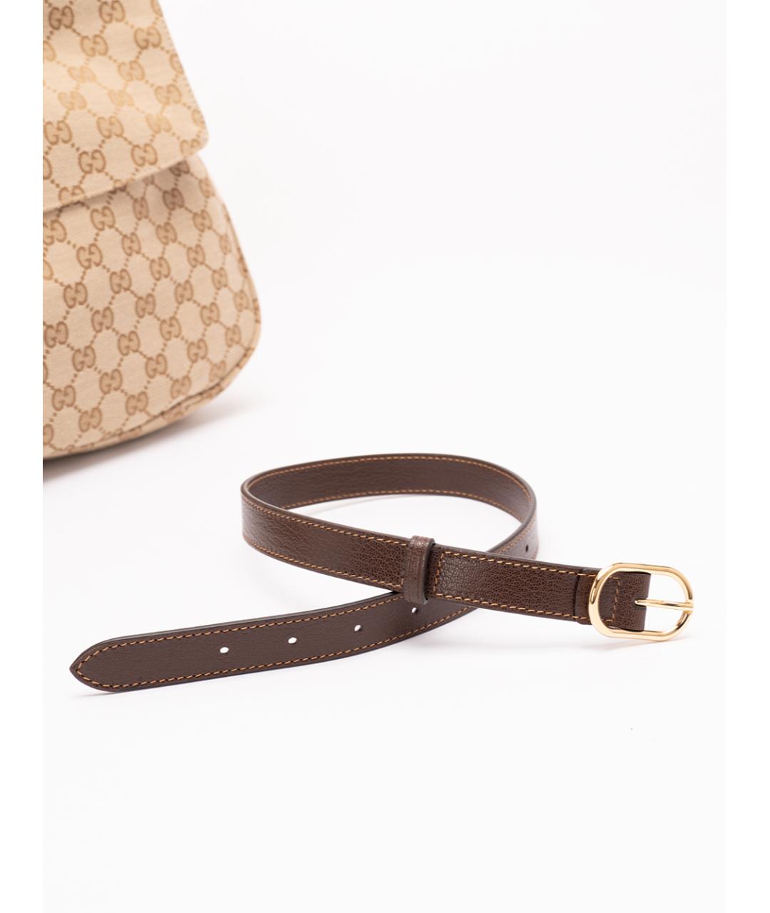 GUCCI Бежевая синтетическая сумка на плечо, фото 5