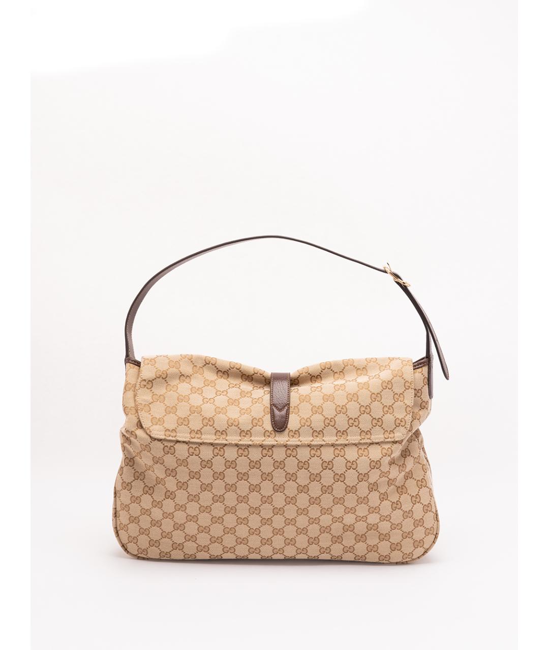 GUCCI Бежевая синтетическая сумка на плечо, фото 2