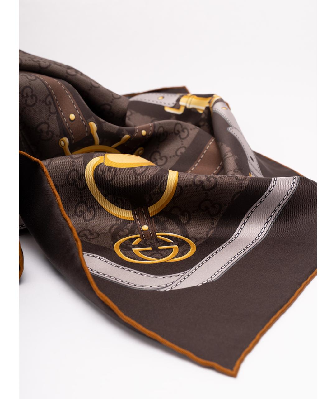 GUCCI Мульти шелковый платок, фото 2