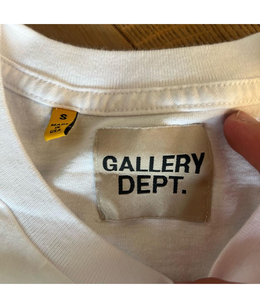 Gallery Dept Белая хлопковая футболка, фото 5