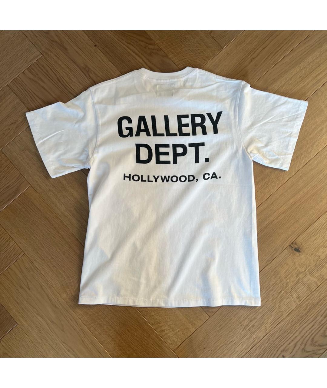 Gallery Dept Белая хлопковая футболка, фото 2