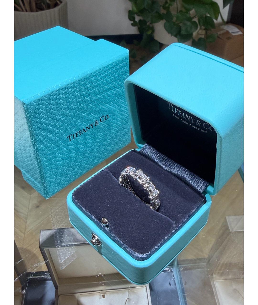 TIFFANY&CO Серебряное кольцо из белого золота, фото 2