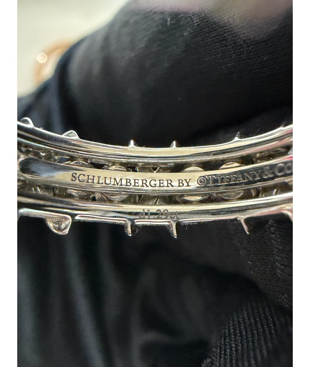 TIFFANY&CO Серебряное кольцо из белого золота, фото 3