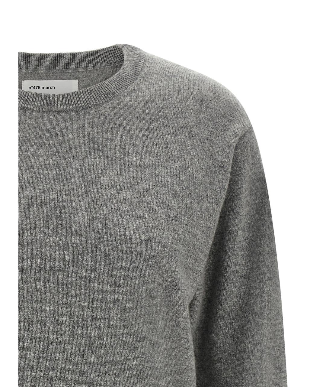 EXTREME CASHMERE Серый кашемировый джемпер / свитер, фото 3