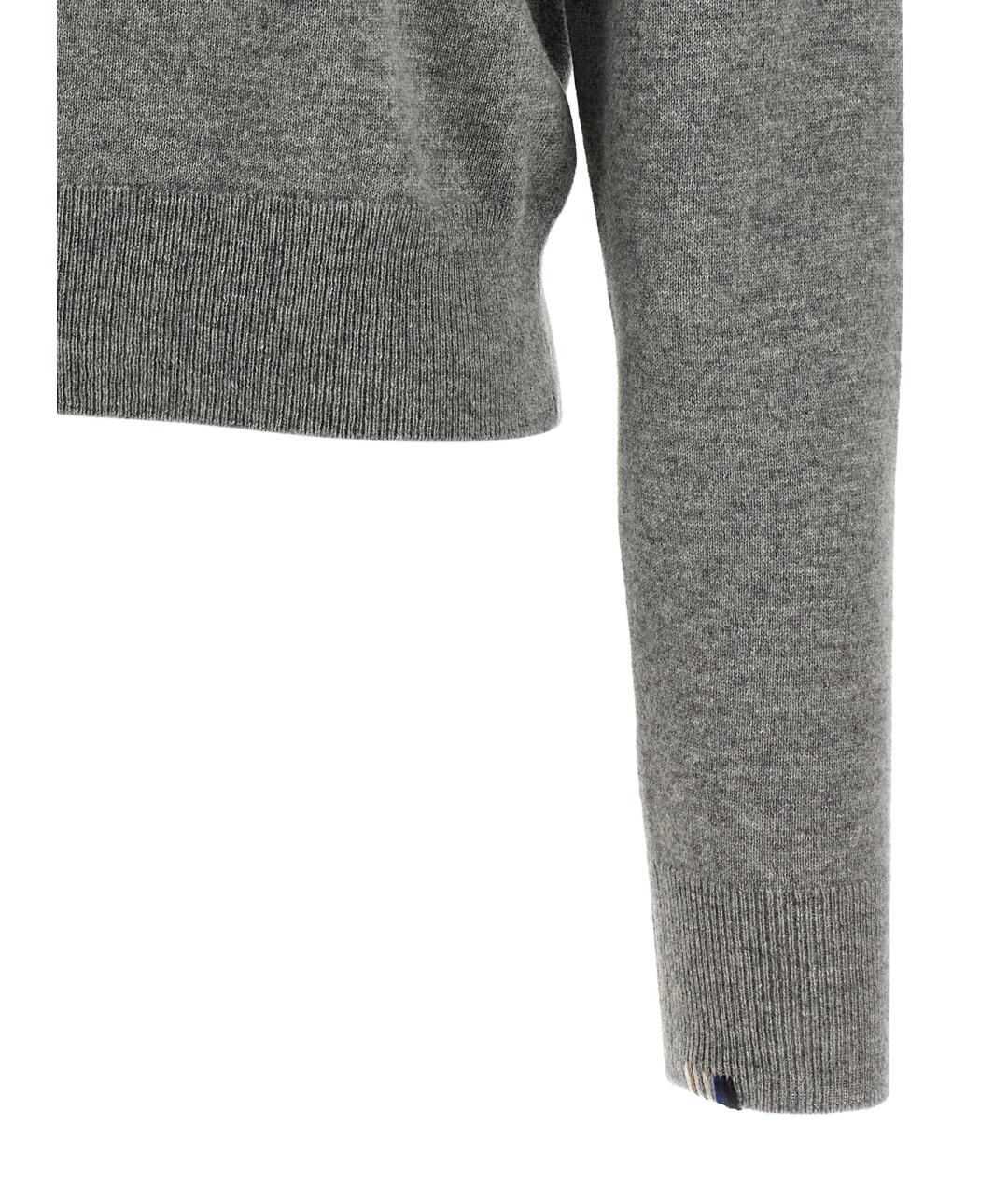 EXTREME CASHMERE Серый кашемировый джемпер / свитер, фото 4