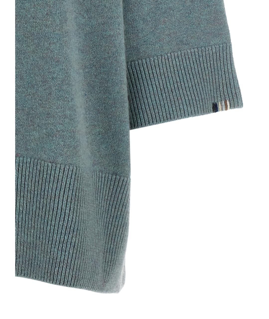 EXTREME CASHMERE Голубой кашемировый джемпер / свитер, фото 4