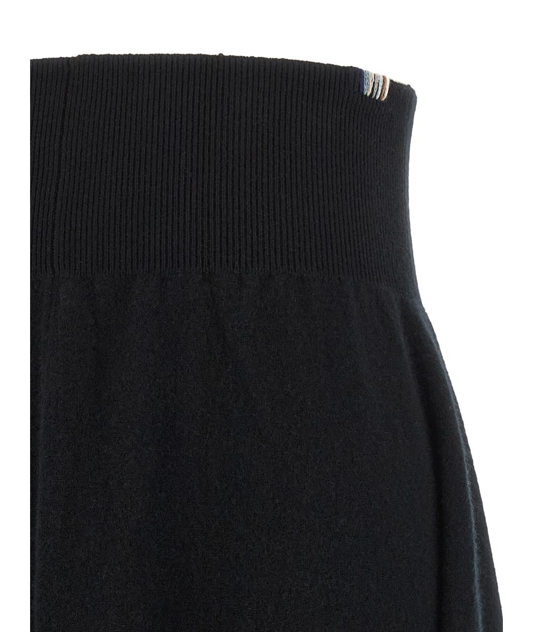 EXTREME CASHMERE Черная юбка миди, фото 4