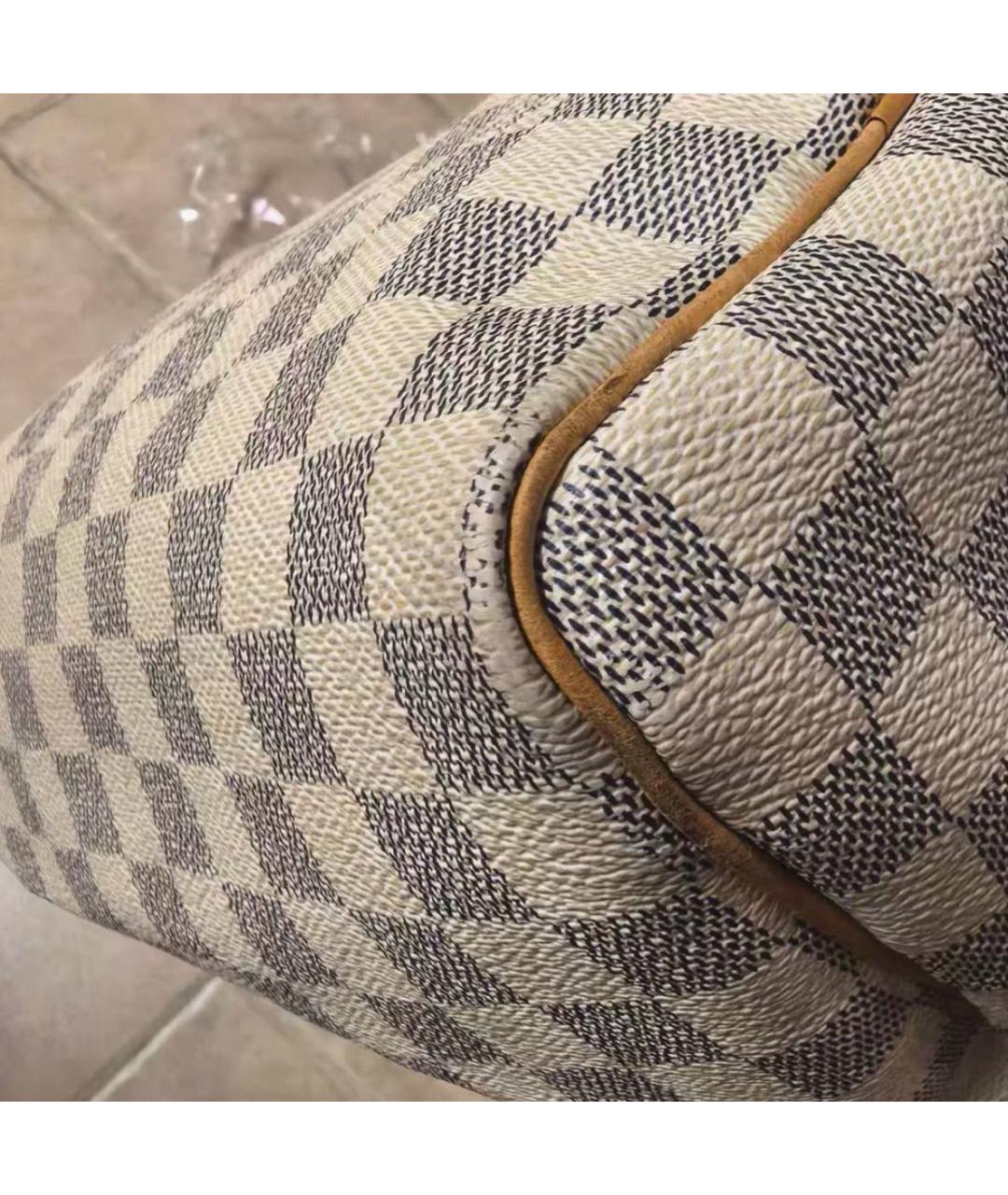 LOUIS VUITTON Бежевая канва сумка с короткими ручками, фото 7