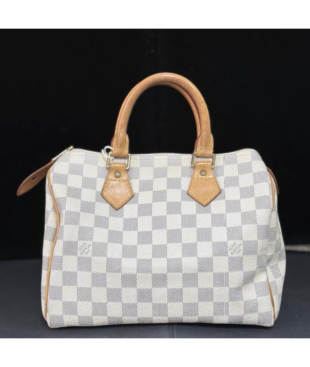 LOUIS VUITTON Бежевая канва сумка с короткими ручками, фото 2