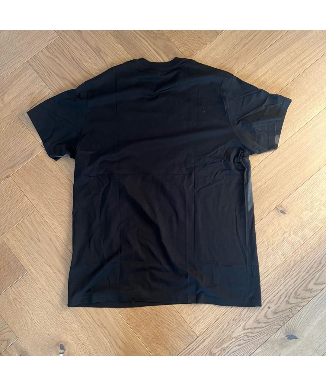 GIVENCHY Черная хлопковая футболка, фото 2