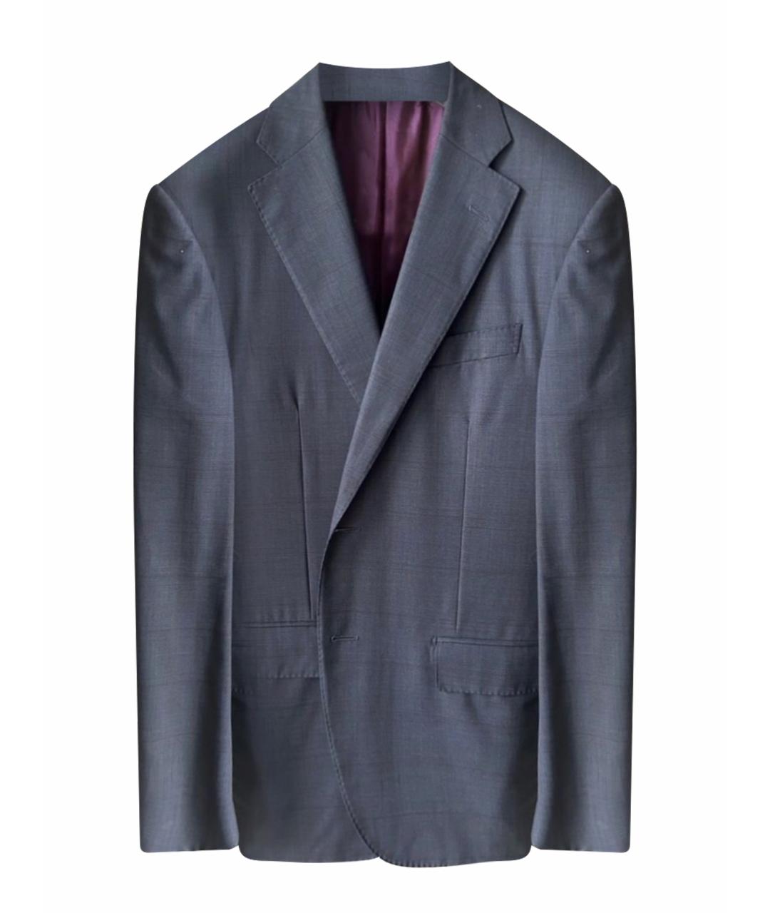 CORNELIANI Синий классический костюм, фото 1