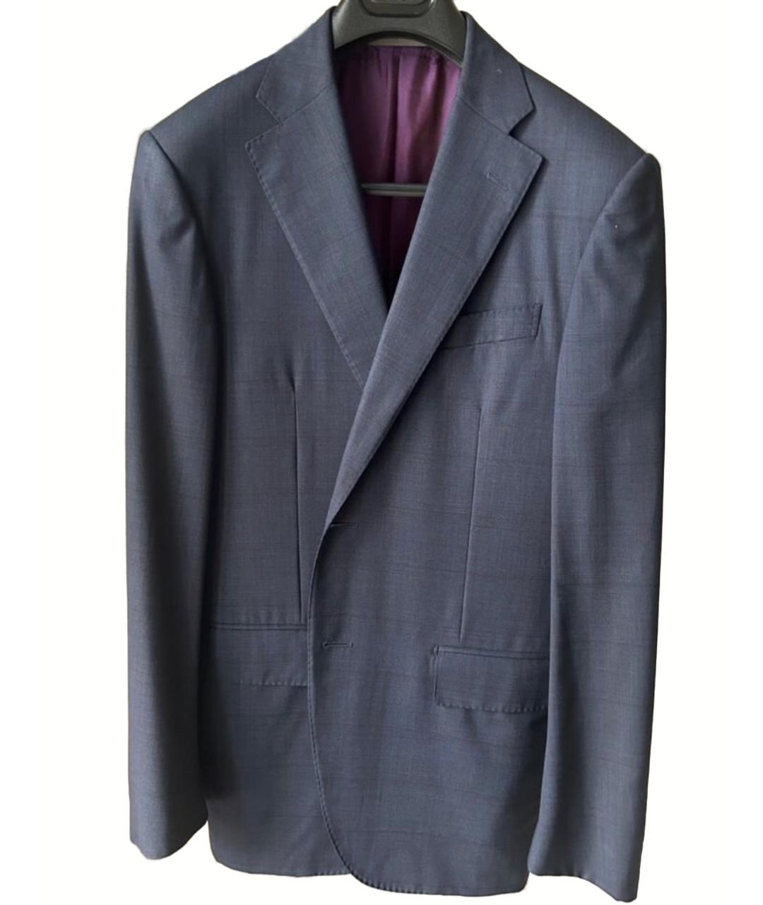 CORNELIANI Синий классический костюм, фото 8
