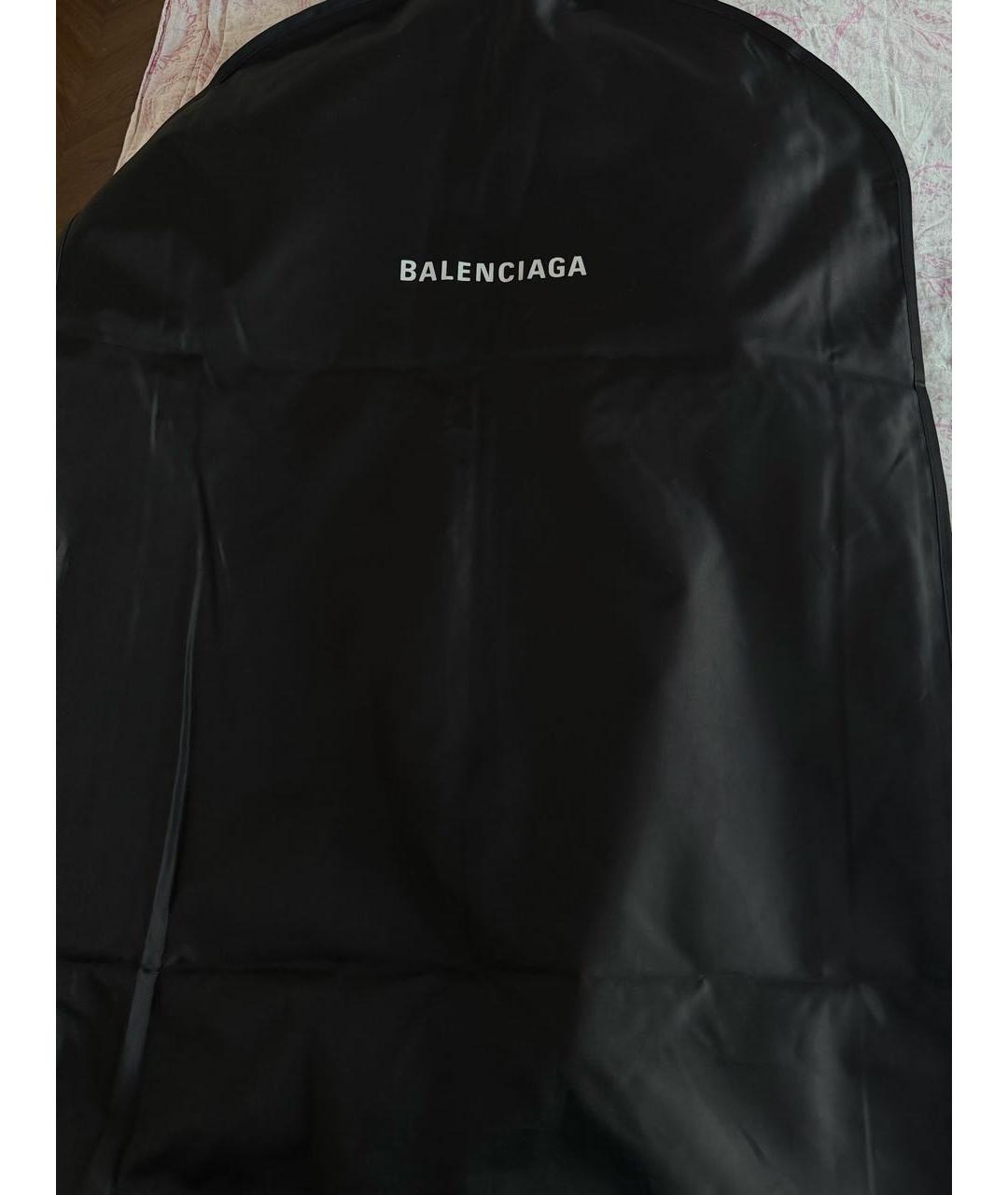 BALENCIAGA Черный лиоцелл жакет/пиджак, фото 6