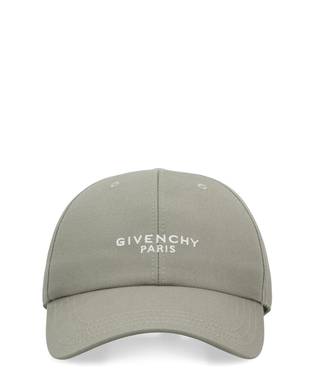 GIVENCHY Зеленая хлопковая кепка/бейсболка, фото 1
