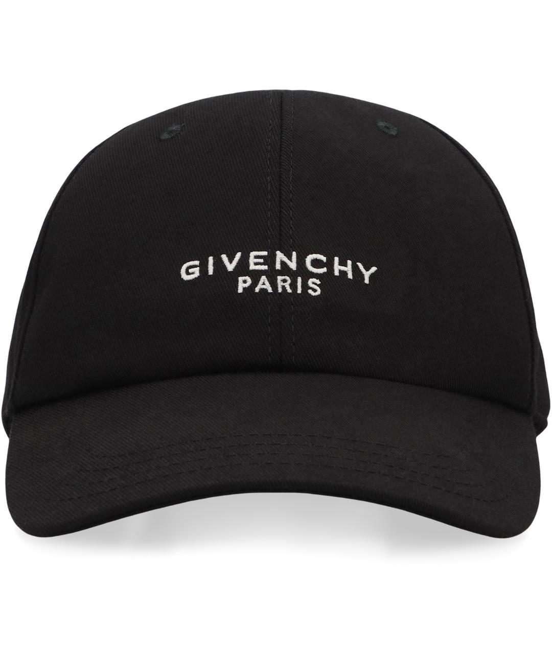 GIVENCHY Черная хлопковая кепка/бейсболка, фото 1