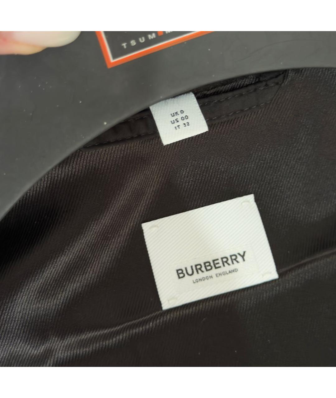 BURBERRY Черный шерстяной жилет, фото 6
