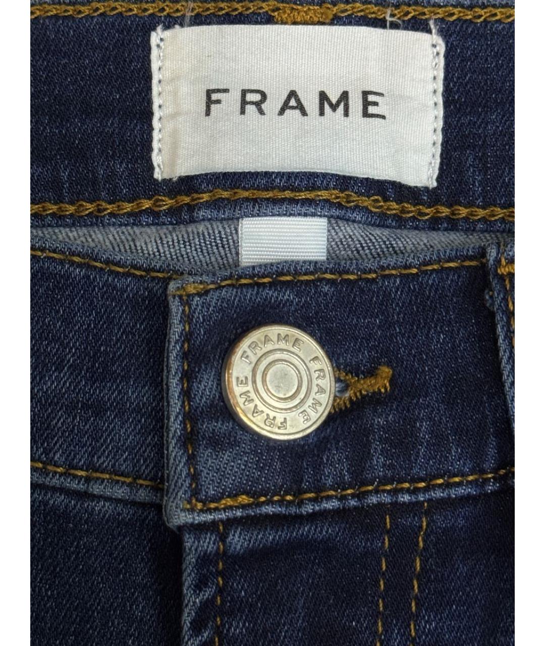 FRAME Синие джинсы слим, фото 4