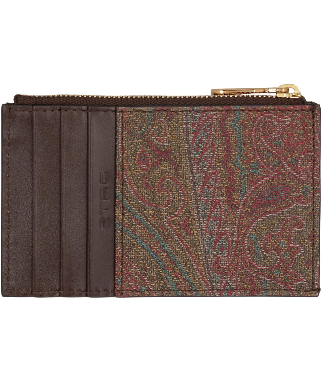ETRO Коричневый кардхолдер, фото 3