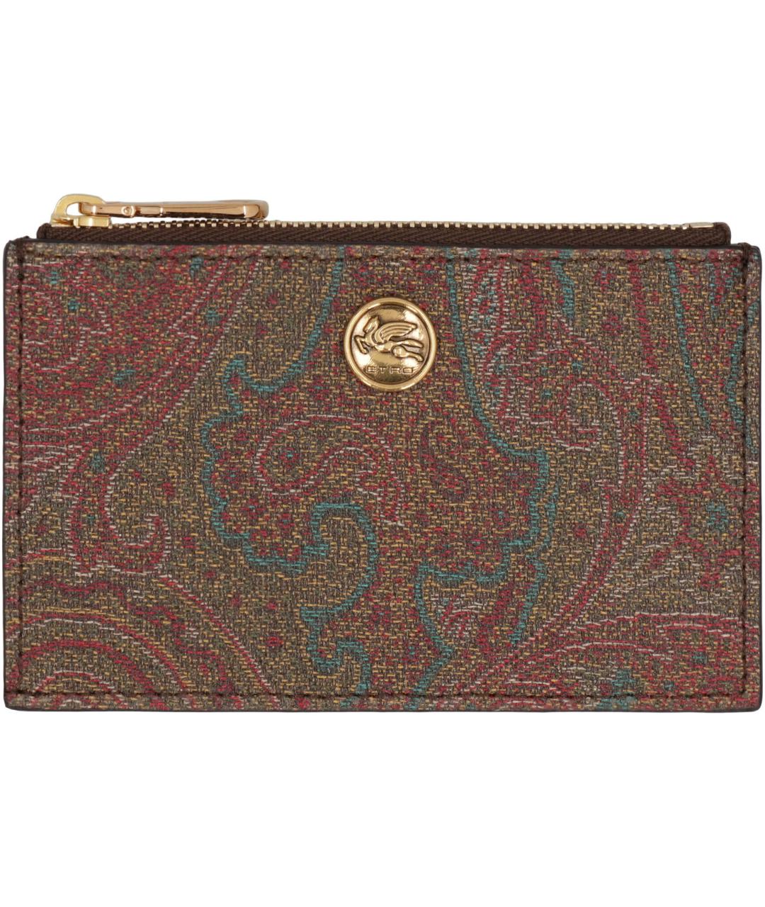 ETRO Коричневый кардхолдер, фото 2