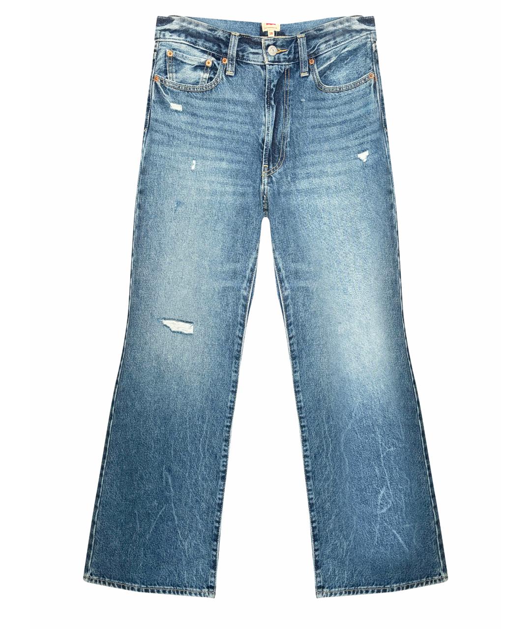 LEVI'S Синие хлопковые джинсы клеш, фото 1