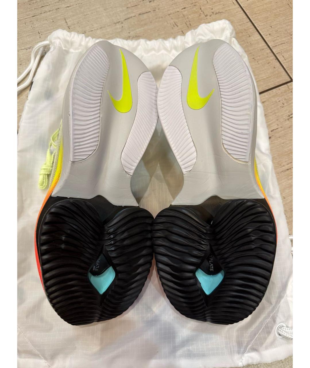 NIKE Салатовые низкие кроссовки / кеды, фото 6