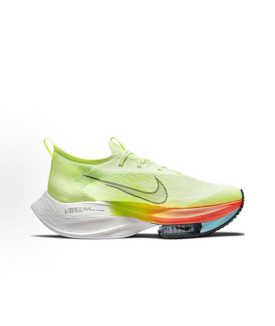 NIKE Салатовые низкие кроссовки / кеды, фото 2