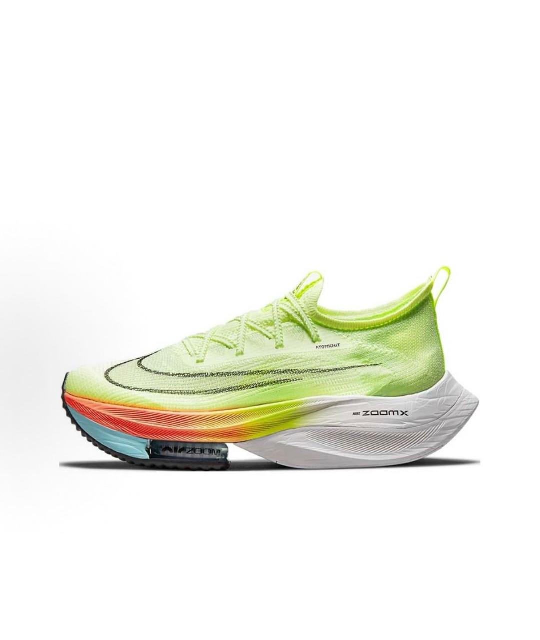 NIKE Салатовые низкие кроссовки / кеды, фото 7