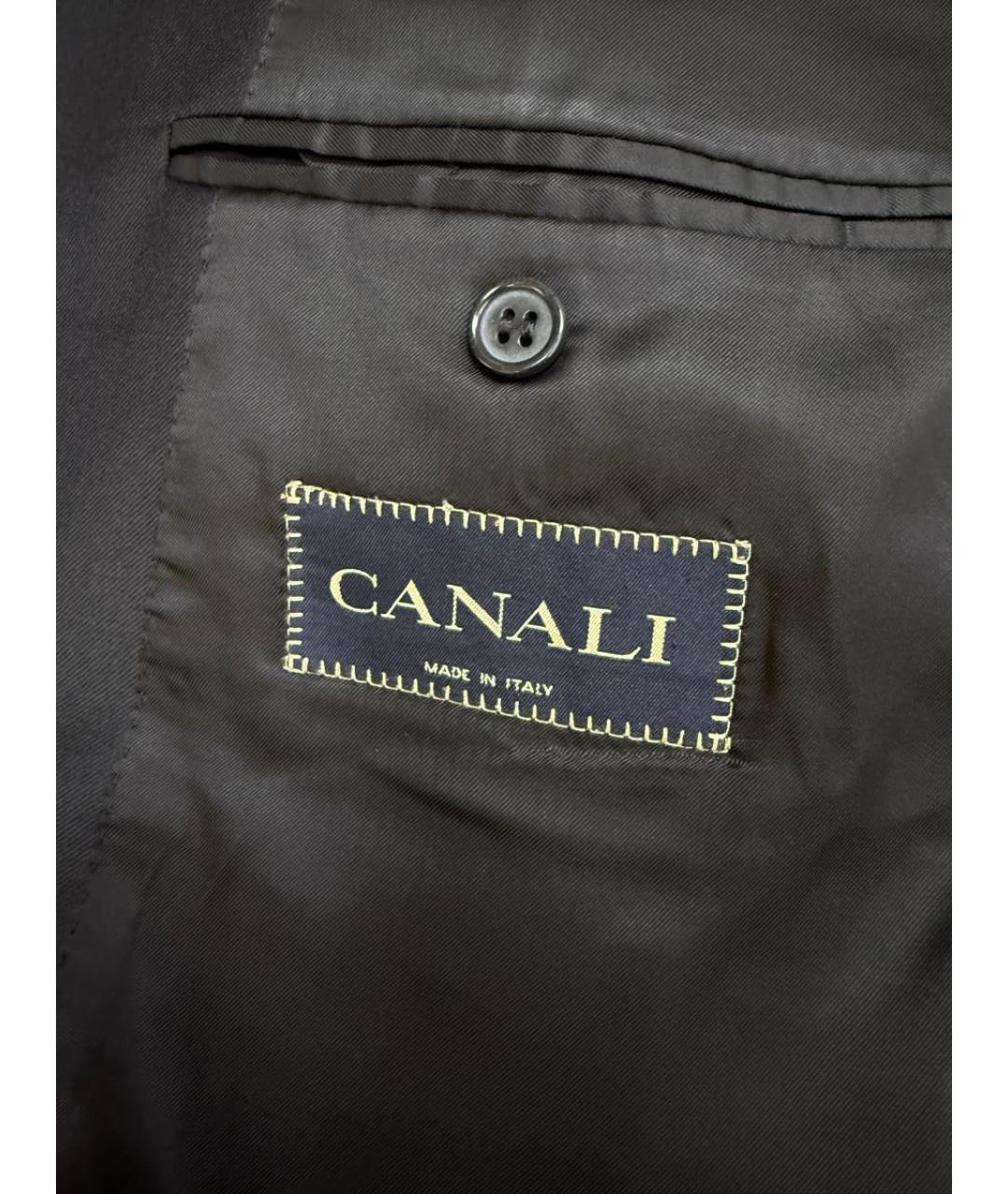 CANALI Черный классический костюм, фото 6
