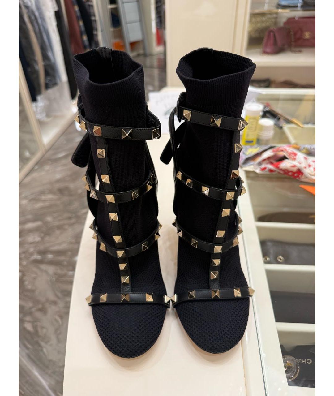 VALENTINO Черные кожаные туфли, фото 3