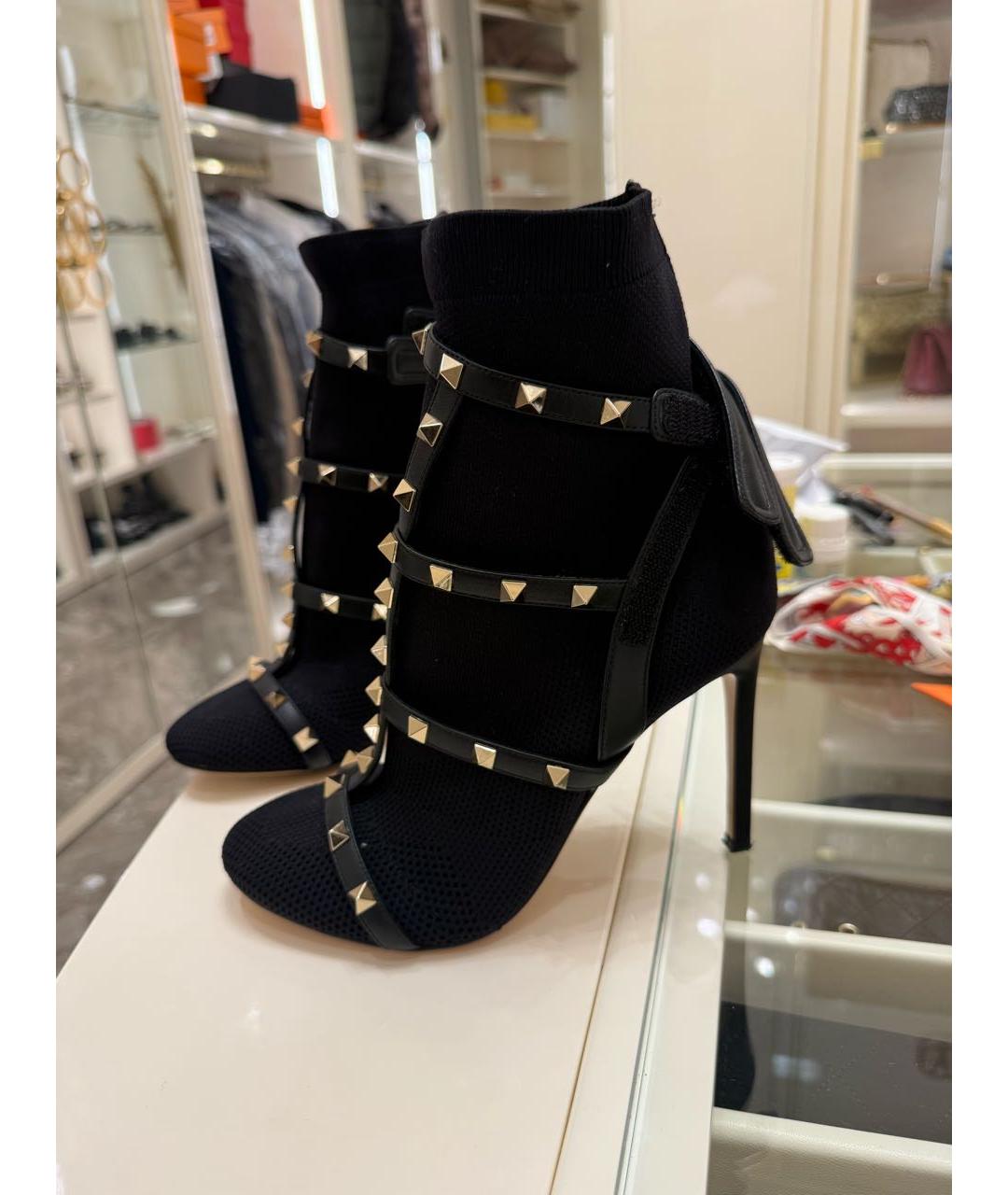VALENTINO Черные кожаные туфли, фото 2